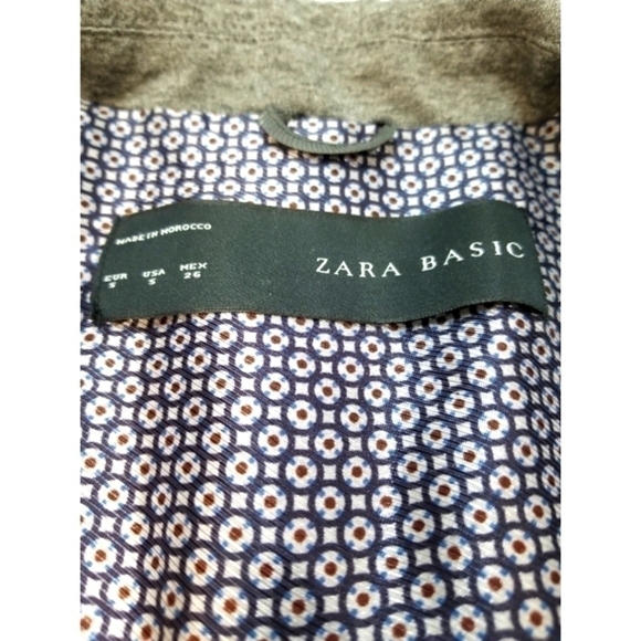 Zara Basic Soft Viscose Blazer, Size Small - Picture 4 of 9